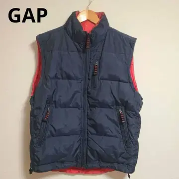GAP 갭 리버서블 다운 베스트 올드 갭 L 아메카지