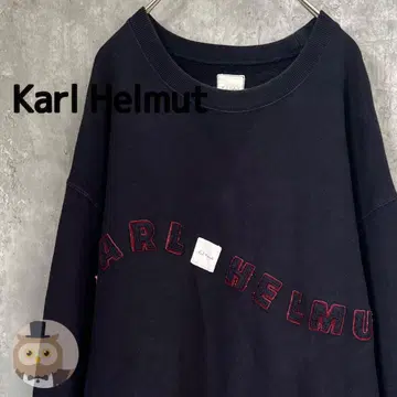 [ 일본제 ] 칼 헬무트 로고 맨투맨 트레이닝복 레트로 구제 의류 빈티지