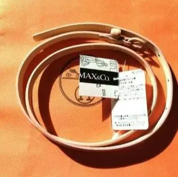 [ 택 포함 ] 봄 코디 MAX&Co. 100% 가죽 핑크 벨트