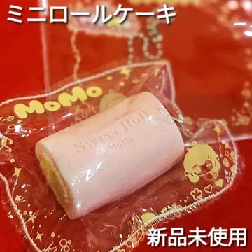 MoMo 스퀴즈 미니 롤 케이크 구아바 마스캇 핑크
