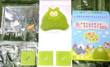 포코 아 포켓몬 아크릴 스탠드 이끼벌레 카비곤 & 옅은색 피카츄