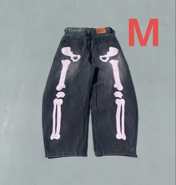 9090 Bone Hand Denim pants