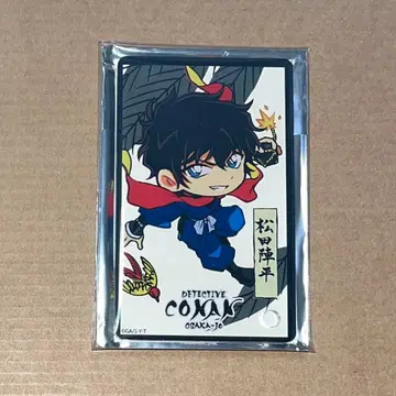 명탐정 코난 오사카 성 본진 트레이딩 아크릴 플레이트 마츠다 진페이