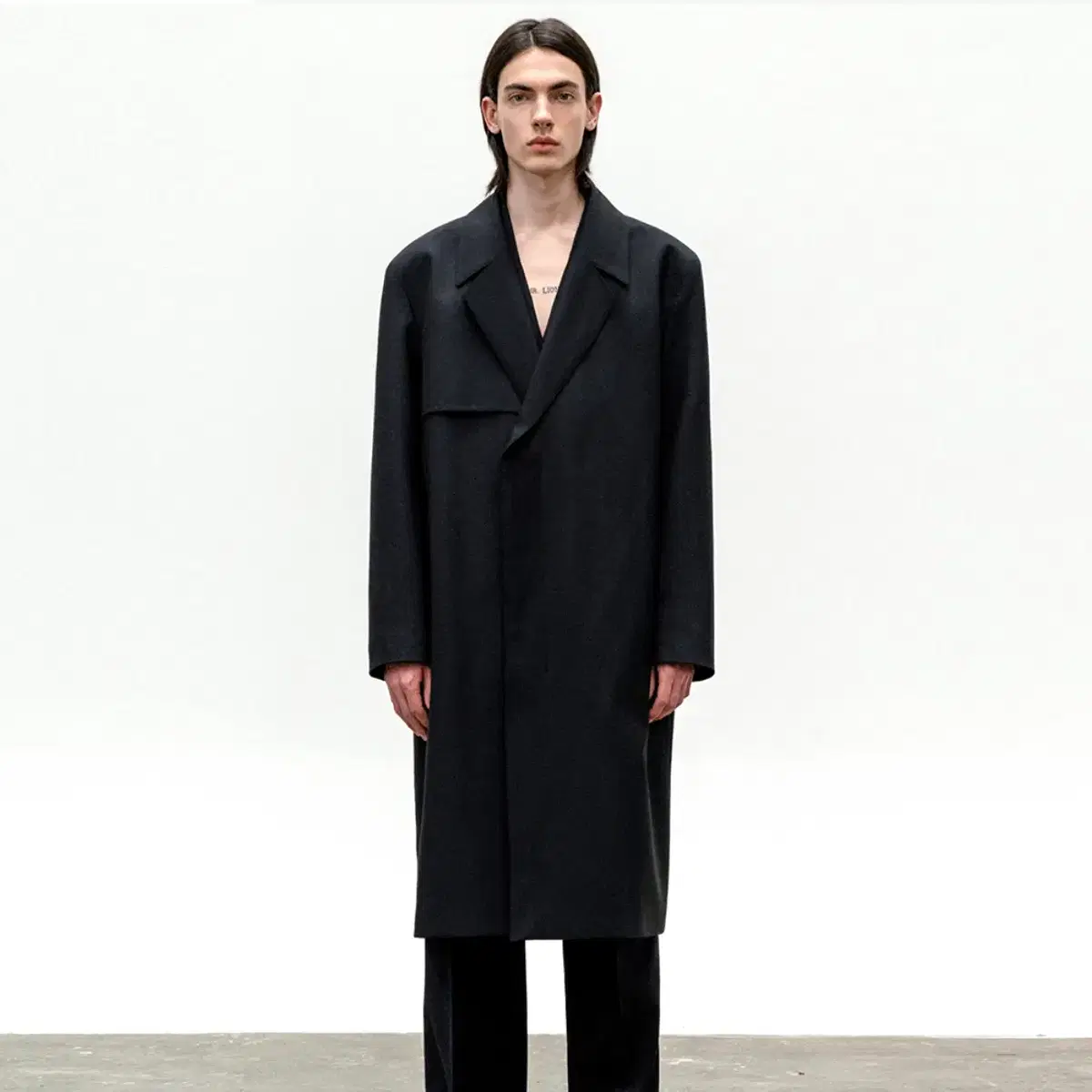 ジャケット・アウター INSILENCE Oversize Trench Coat BLACK MUSINSA | INSILENCE Oversize Trench Coat BLACK