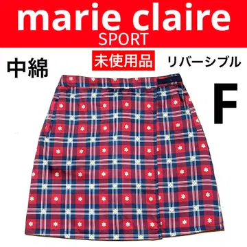 (미사용) 마리끌레르 방풍 방한 충전솜 리버서블 랩 스커트(프리 사이즈)