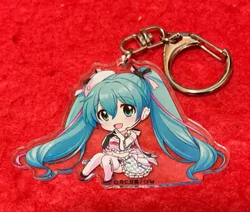 레이싱 미쿠 2019Ver 아크릴 키링 하츠네 미쿠 GT 프로젝트