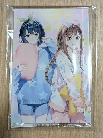 아다치와 시마무라 제비뽑기당 A상 아크릴 플레이트 신작 백합