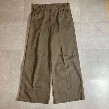 00s 초와이드 와이드 슬랙스 더블 버튼 Y2K 시티보이 노옴코어