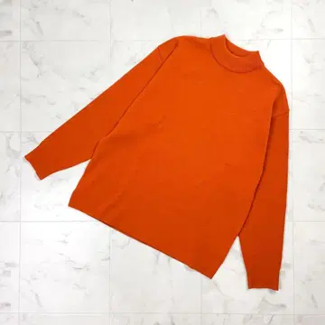 유나이티드 도쿄 모크넥 니트 오렌지 사이즈 3*ND517