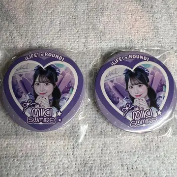 iLiFE 순령 미키 캔뱃지 라운드 원 콜라보