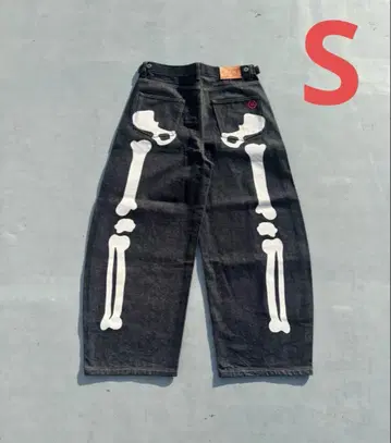9090 Bone Hand Denim pants