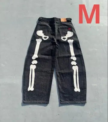 9090 Bone Hand Denim pants