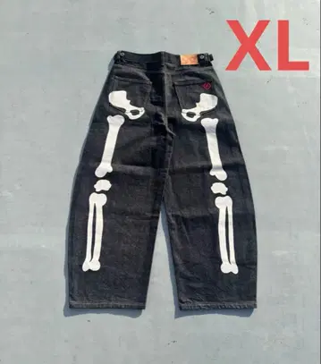 9090 Bone Hand Denim pants