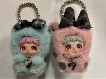 메이메이 스카이블루 핑크 고양이 총 2체