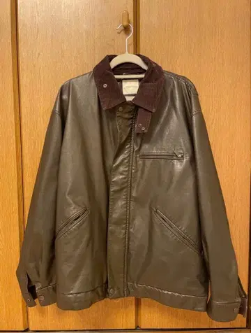 FREAK'S STORE 가죽 블루종 M 사이즈 브라운