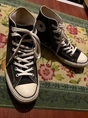 Converse 블랙 하이컷 스니커즈 29cm