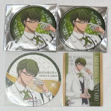 쿠로코의 농구 미도리마 신타로 GIGO 카페 캔뱃지 코스터 클리어 카드
