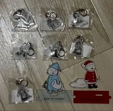 BUMP OF CHICKEN 아크릴 키링 알릴 스탠드 세트