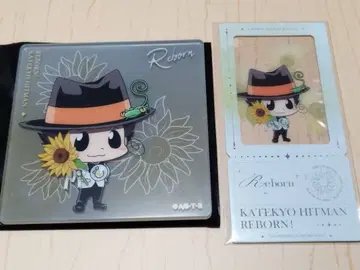 (리본, 2점) 가정교사 히트맨 코스터 & 카드 중국 한정판 꽃