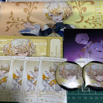 플라메모전 플라가리아 메모리즈 뮌나 태피스트리 캔뱃지 특전