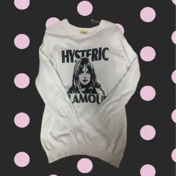 HYSTERIC GLAMOUR 화이트 긴팔 상의