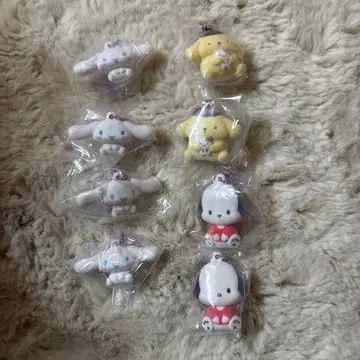 산리오 후와와 플로키 마스코트 시나모롤 폼폼푸딩 포차코