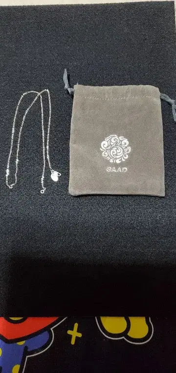 SAAD 미사용 실버 체인 목걸이