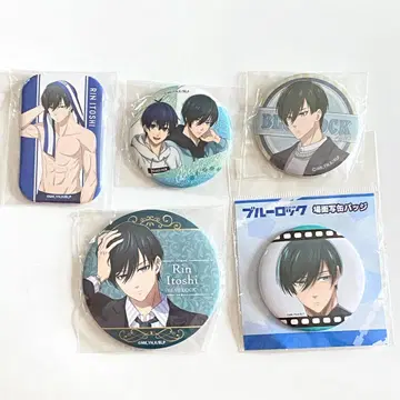 블루 록 이토시 린 캔뱃지 5개 세트