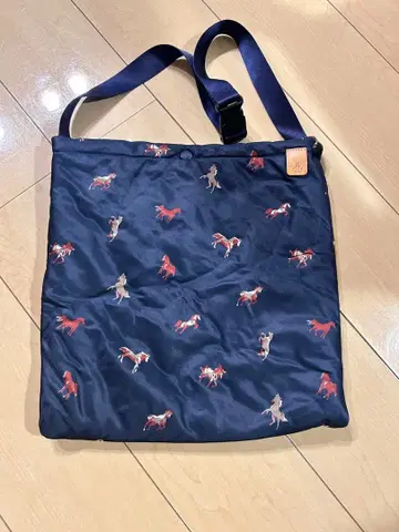 russet 말 프린트 숄더백