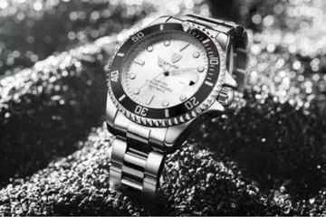 남성용 손목시계 자동 와인딩 화이트 다이버즈 스테인리스