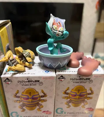 죠죠 제일복권 G상 데스크탑 마스코트 3종 세트