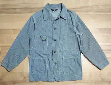 60s OshKosh 히코리 스트라이프 커버올 빈티지 USA제