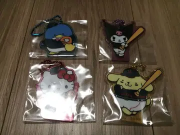 산리오 사무라이 재팬 다이토 복권 F상 아크릴 키링 4종