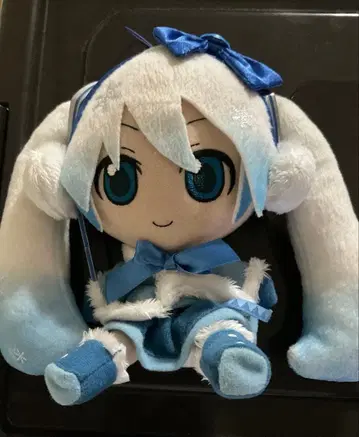 유키 미쿠 2012 복슬복슬 코트 봉제 인형 스트랩