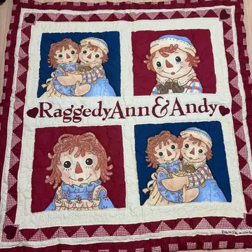 라가디 앤 앤디 패치워크 러그 매트 태피스트리