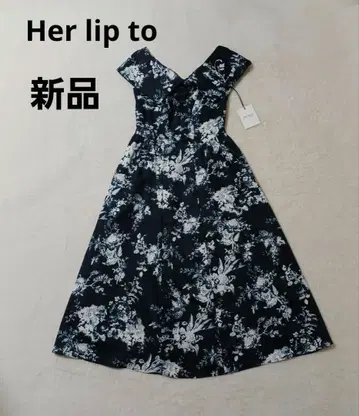 새상품 Her lip to Secret Garden Midi Dress