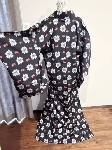 세미 앤티크 코몬 긴 소매 길이 순수 실크