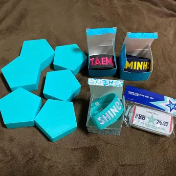 SHINee FIVE 네임택 랜덤 캡슐 케이스 파우치 외