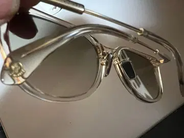 MONCLER 클리어 프레임 라운드 안경