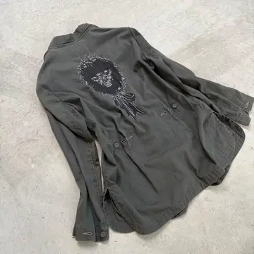 90s 빈티지 자켓 유럽 구제 의류 자수 기믹 고딕