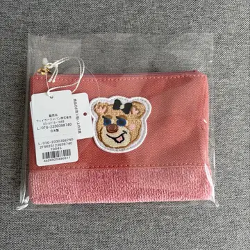 [ 미사용 새상품 ] 페이저 올드 테디걸 파우치 핑크 와펜