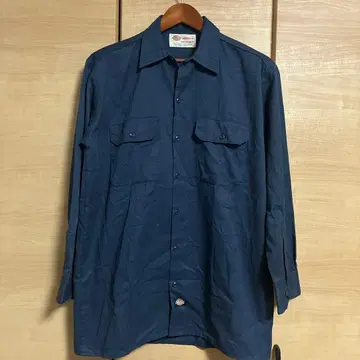 디키즈 Dickies 네이비 워크 셔츠 M 사이즈