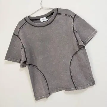 ANDER HUNK 오버다이 스티치 디자인 T셔츠