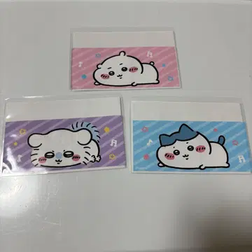 치이카와 마이넘버 카드 케이스 3종 세트 1장씩 총 3장