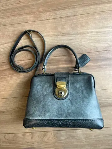 HERZ 알래스카 가죽 보나르 핸드백 한정판 블랙