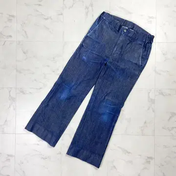 유나이티드 도쿄 스트레치 와이드 데님 인디고 사이즈1*ND584