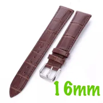 브라운 가죽 벨트 16mm