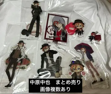 문호 스트레이독스 나카하라 츄야 아크릴 스탠드 캔뱃지 묶음 판매