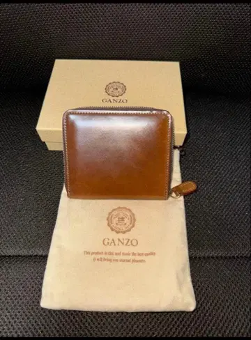 [새상품급] GANZO 오사카 한정판 컴팩트 지퍼 월렛 2단 접이식