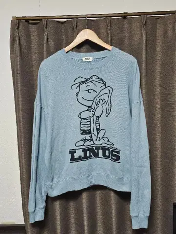 Peanuts 라이너스 맨투맨 스누피 구제 의류